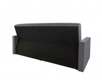 Pohovka s rozkladom a úložným priestorom Daka - sivá