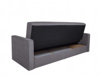 Pohovka s rozkladom a úložným priestorom Daka - sivá