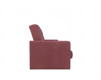 Pohovka s rozkladom a úložným priestorom Daka - tmavoružová