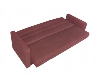 Pohovka s rozkladom a úložným priestorom Daka - tmavoružová