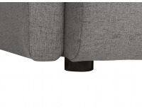 Pohovka s rozkladom a úložným priestorom Dessa Lux - sivá