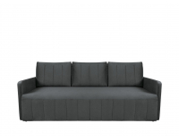 Pohovka s rozkladom a úložným priestorom Dessa Lux - tmavosivá