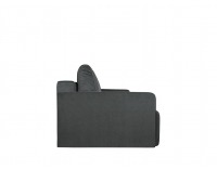 Pohovka s rozkladom a úložným priestorom Dessa Lux - tmavosivá