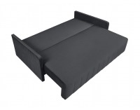 Pohovka s rozkladom a úložným priestorom Dessa Lux - tmavosivá