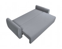 Pohovka s rozkladom a úložným priestorom Divala Lux - svetlosivá / vzor