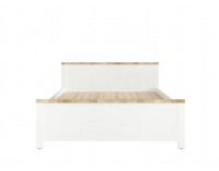 Posteľový rám Dreviso LOZ/160 - biela / dub westminster