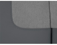 Rohová sedačka s rozkladom a úložným priestorom Elena II L/P - sivá / tmavosivá