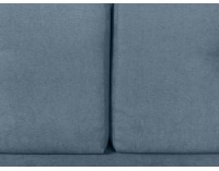 Rohová sedačka s rozkladom Feliz Lux L/P - tyrkysová / drevo (TX002)