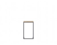 Príručný stolík Gamla DST - dub grandson / čierna