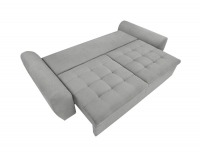 Pohovka s rozkladom a úložným priestorom Gaspar IV Mega Lux - sivá / ružová / svetlosivá