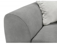 Pohovka s rozkladom a úložným priestorom Gaspar IV Mega Lux - sivá / ružová / svetlosivá