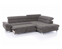 Rohová sedačka s rozkladom Gemini P - antracitová