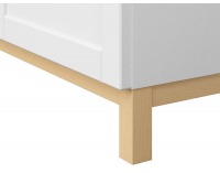 Komoda Haga KOM1D4S - biela canadian / dub poľský