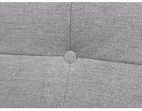 Pohovka s rozkladom a úložným priestorom Hampton Lux - sivá / wenge