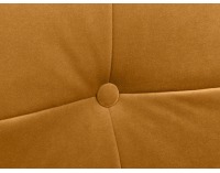 Pohovka s rozkladom a úložným priestorom Hampton Lux - žltá / wenge