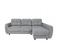 Rohová sedačka s rozkladom a úložným priestorom Hampton P - svetlosivá