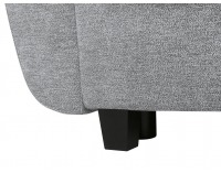 Rohová sedačka s rozkladom a úložným priestorom Hampton P - svetlosivá