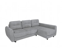 Rohová sedačka s rozkladom a úložným priestorom Hampton P - svetlosivá