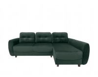 Rohová sedačka s rozkladom a úložným priestorom Hampton P - zelená
