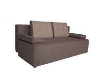 Pohovka s rozkladom a úložným priestorom Kasola Lux - hnedá / béžová