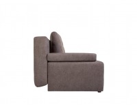 Pohovka s rozkladom a úložným priestorom Kasola Lux - hnedá / béžová