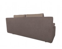 Pohovka s rozkladom a úložným priestorom Kasola Lux - hnedá / béžová