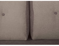 Pohovka s rozkladom a úložným priestorom Kasola Lux - hnedá / béžová