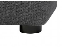 Pohovka s rozkladom a úložným priestorom Kasola Lux - tmavosivá / sivá