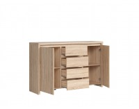 Komoda Kaspian KOM2D4S - dub sonoma