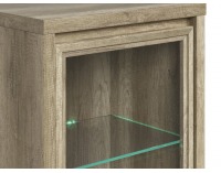 Vitrína Kaspian REG1W2S - dub monument