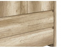 Šatníková skriňa Kaspian SZF2D2S - dub monument