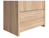 Šatníková skriňa Kaspian SZF2D2S - dub sonoma