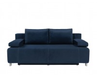 Pohovka s rozkladom a úložným priestorom Kinga III Lux - tmavomodrá