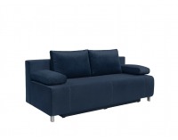 Pohovka s rozkladom a úložným priestorom Kinga III Lux - tmavomodrá