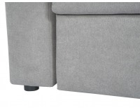 Rohová sedačka s rozkladom Kirsten II L/P - svetlosivá