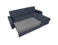 Rohová sedačka s rozkladom Kirsten II L/P - tmavomodrá