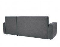 Rohová sedačka s rozkladom Kirsten II L/P - tmavosivá