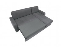 Rohová sedačka s rozkladom Kirsten II L/P - tmavosivá
