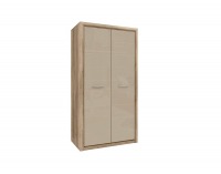 Šatníková skriňa Koen 2 SZF2D - dub monument / sivý pieskový lesk