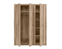Šatníková skriňa Koen 2 SZF3D_A - dub monument