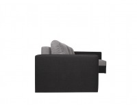 Rohová sedačka s rozkladom Kris II Lux L/P - svetlosivá / tmavosivá