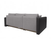 Rohová sedačka s rozkladom Kris II Lux L/P - svetlosivá / tmavosivá