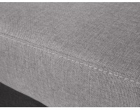 Rohová sedačka s rozkladom Kris II Lux L/P - svetlosivá / tmavosivá