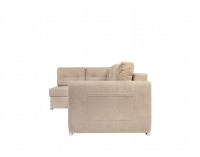Rohová sedačka s rozkladom a úložným priestorom Leon Lux L/P - krémová