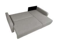 Rohová sedačka s rozkladom Libano Lux L/P - svetlosivá