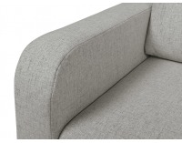 Rohová sedačka s rozkladom Libano Lux L/P - svetlosivá