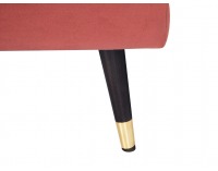 Pohovka Lisera - tmavoružová