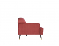 Pohovka Lisera - tmavoružová