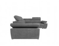 Rohová sedačka s rozkladom a úložným priestorom Loft P - sivá