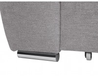 Rohová sedačka s rozkladom a úložným priestorom Loft P - svetlosivá